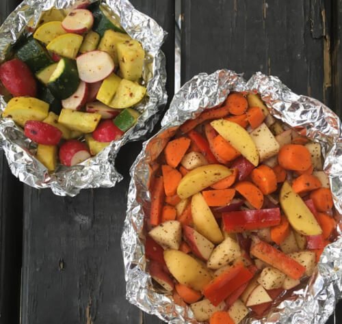 Easy Camping Veggie Packets