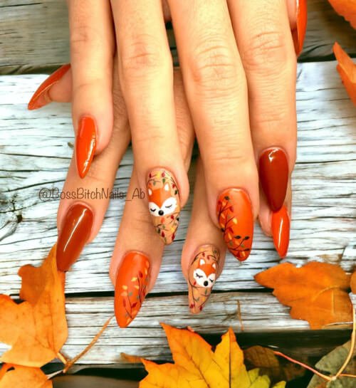 Autumn nail