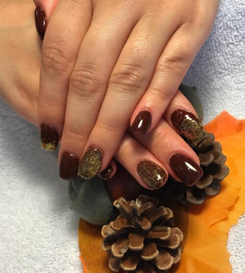 Stunning Fall Design nail