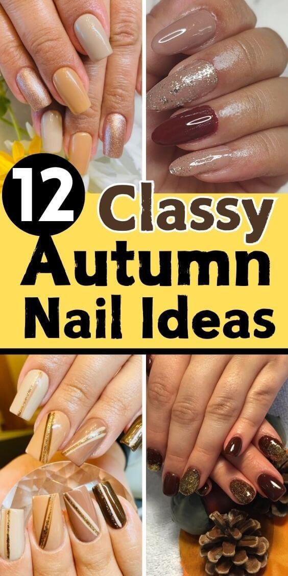 12 classy autumn nail ideas