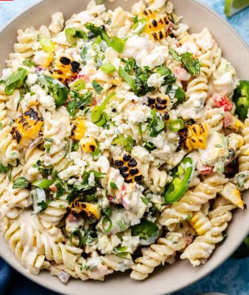 Street Corn Pasta Salad⁣