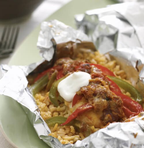 Foil-Pack Chicken Fajita